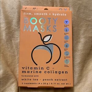 Booty Masks with Vitamin C & Marine Collagen - Peach